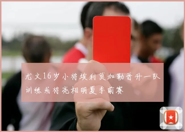 尤文16岁小将埃利莫加勒晋升一队训练或将亮相明夏季前赛